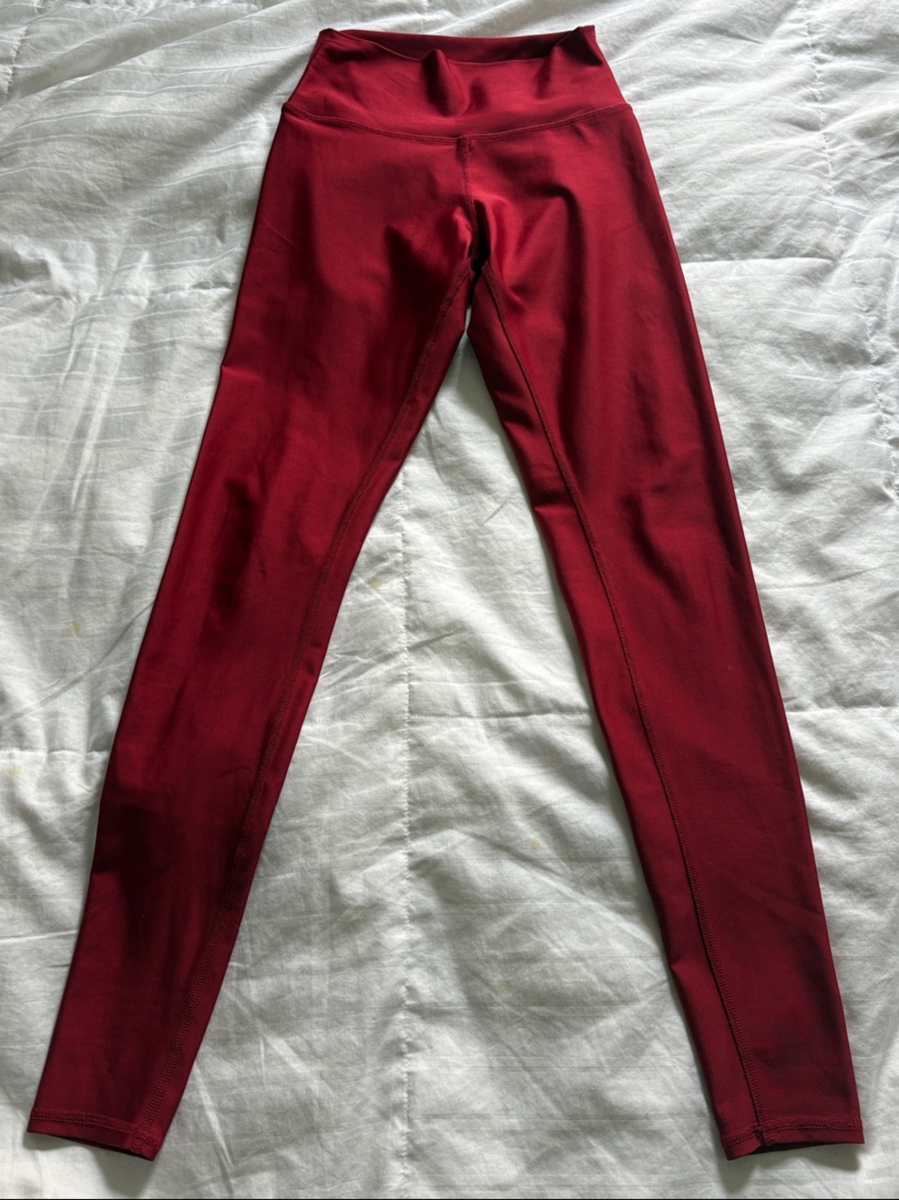 ALO Yoga Wine Red High-Rise Leggings - Picture 2 of 9